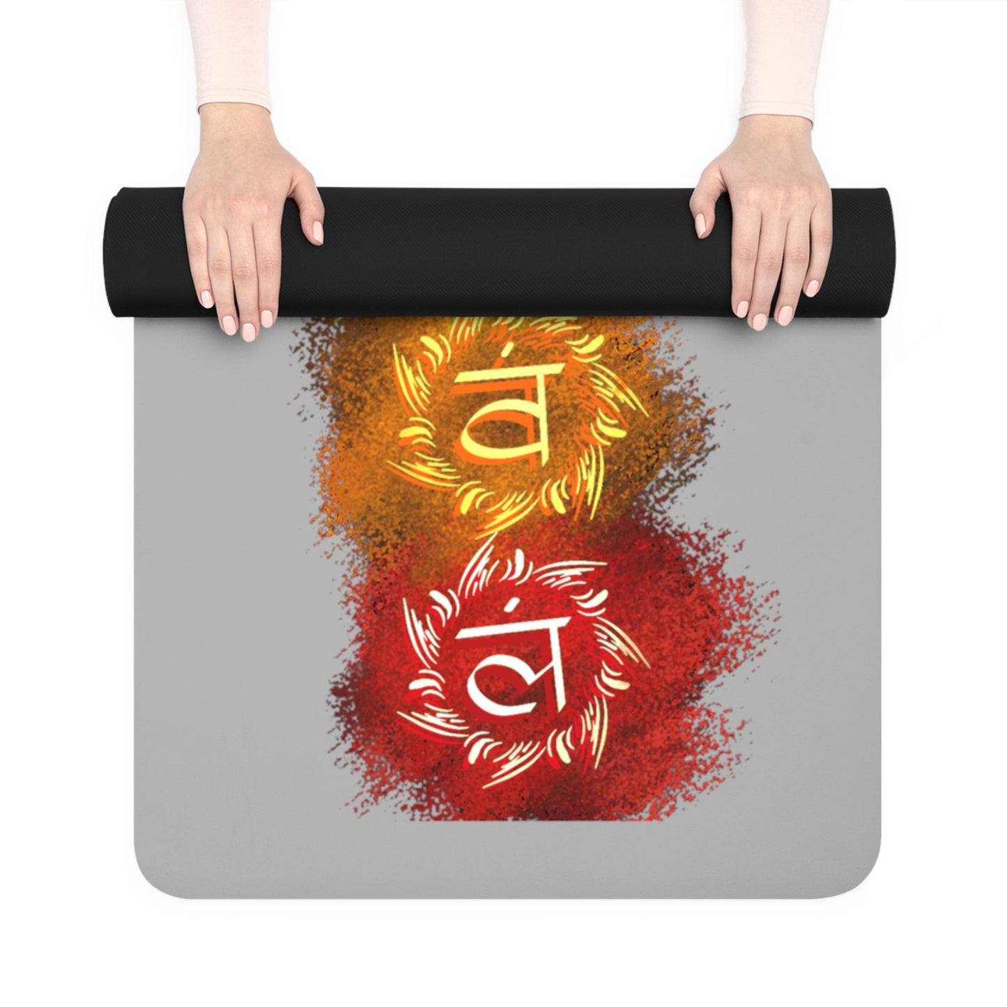 Chakra Rubber Yoga Mat