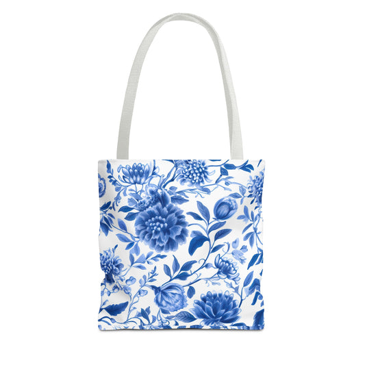 Blue Chinoiserie Tote Bag