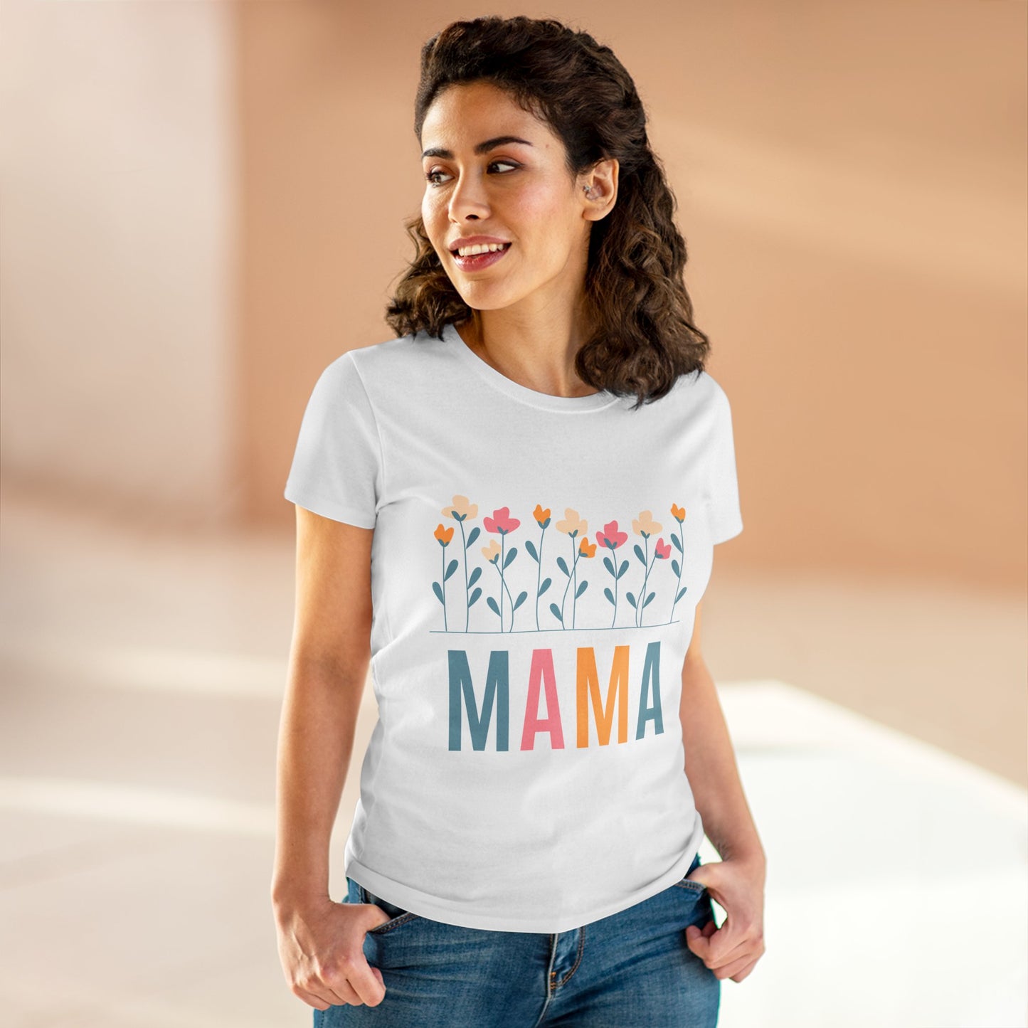 Mama Women's Midweight Cotton Tee