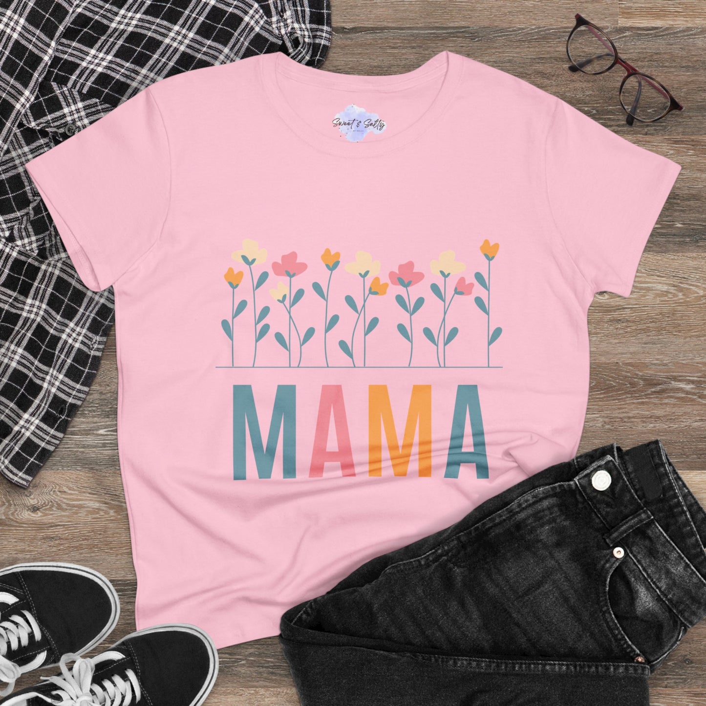 Mama Women's Midweight Cotton Tee