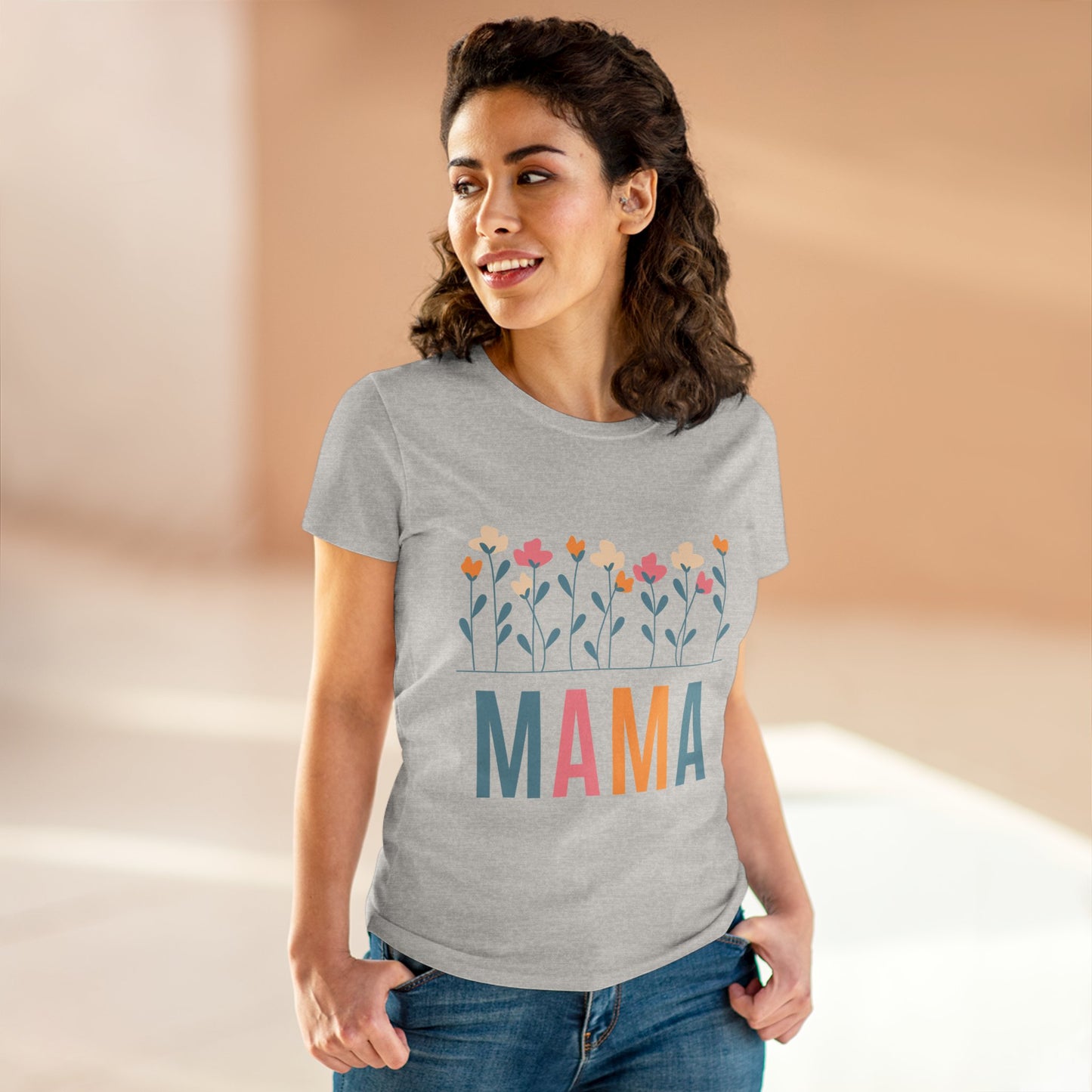 Mama Women's Midweight Cotton Tee